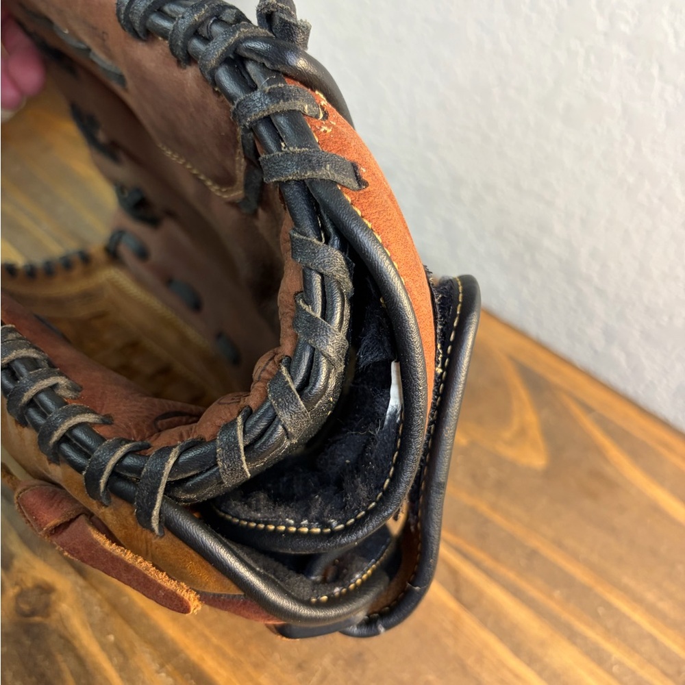 Rawlings RBG36TBR RH 12.5" Leather Zero Shock Baseball Glove Left Hand Throw - Picture 11 of 12